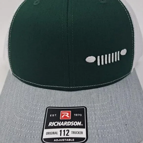 JEEP Richardson 112 Trucker Multicolor Direct Embroidered Cap Outdoors Camping 12 Richardson 112PFP Camo Trucker Hats – Coastland Print Co main image 4